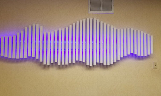 Custom Acoustic Treatment with LED Lights