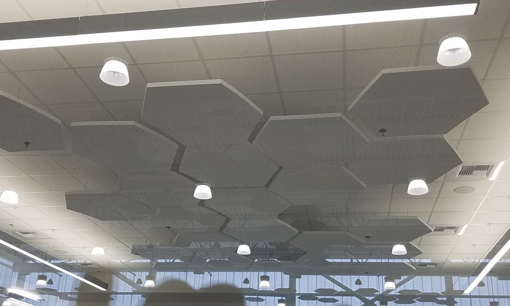 Hexagon Acoustic Baffles