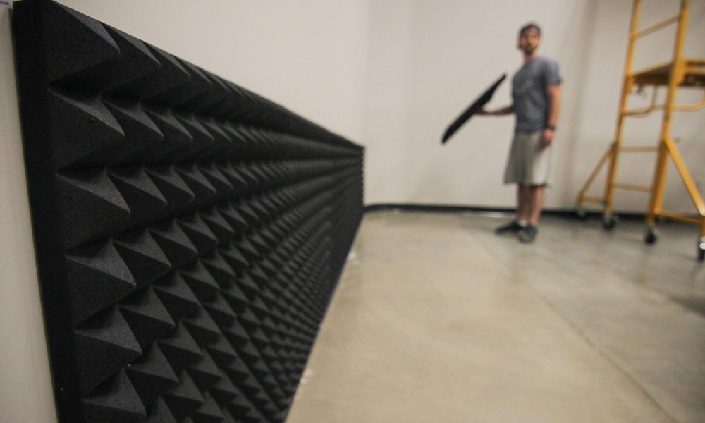 Studio Acoustic Panel Installation