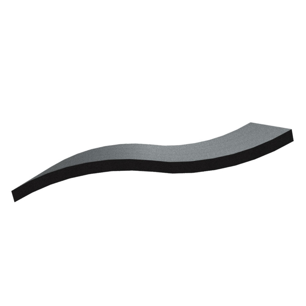 Standard Single Wave Acoustic Panels - Obsidian® – Techlite