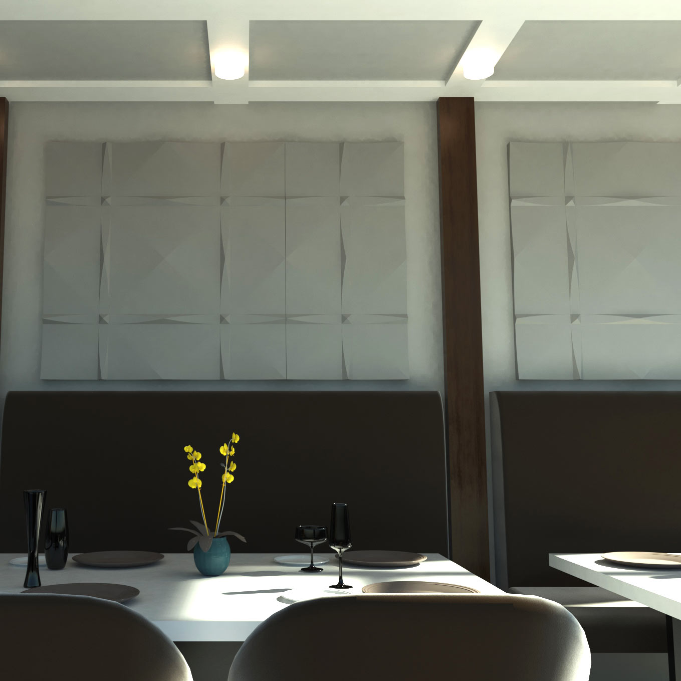 Designer Lotus Acoustic Panel