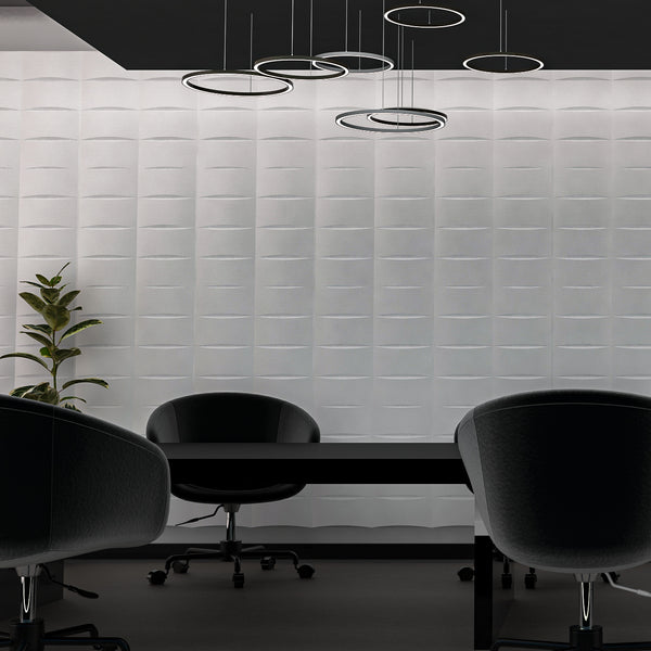 Designer Hills and Valleys Acoustic Panel Wall Installation