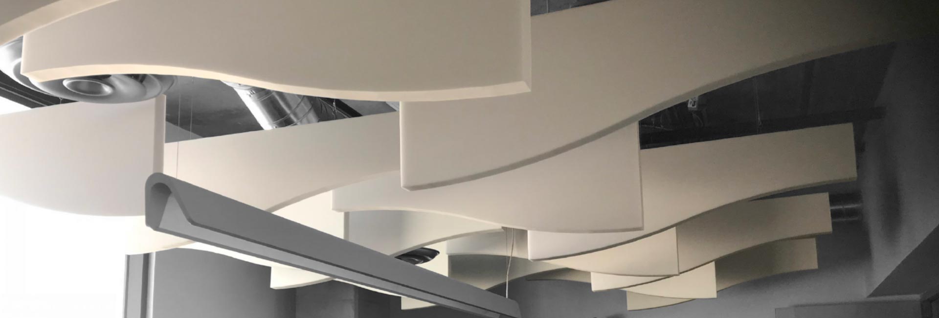 Contoured Linear Acoustic Baffles