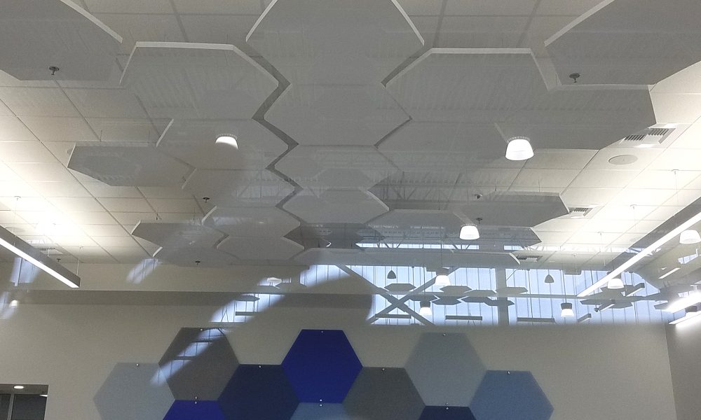 Large Hexagon Acoustic Panels