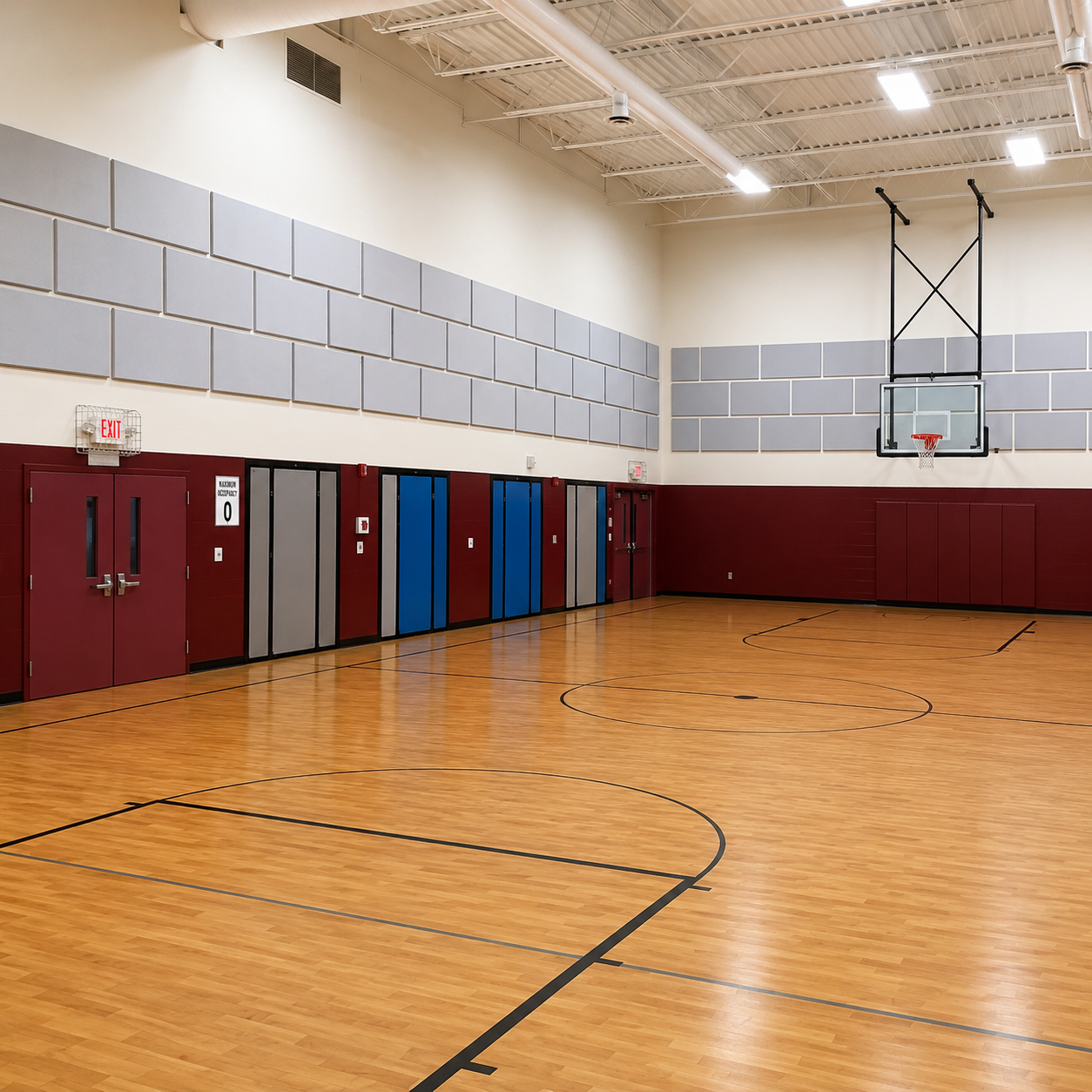Basketball Court Acoustic Panels