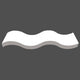 Double Mini Wave Acoustic Panels