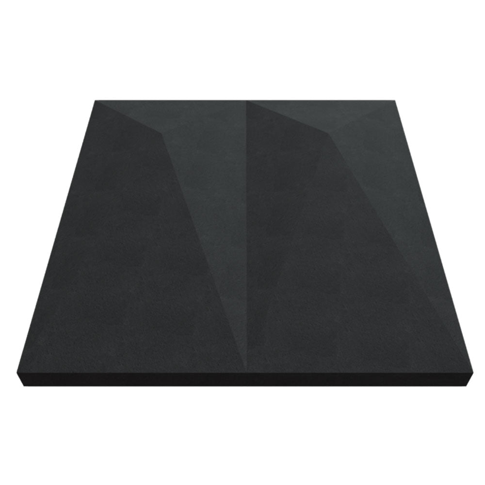 Offset Diamond Designer Tile In Obsidian Color