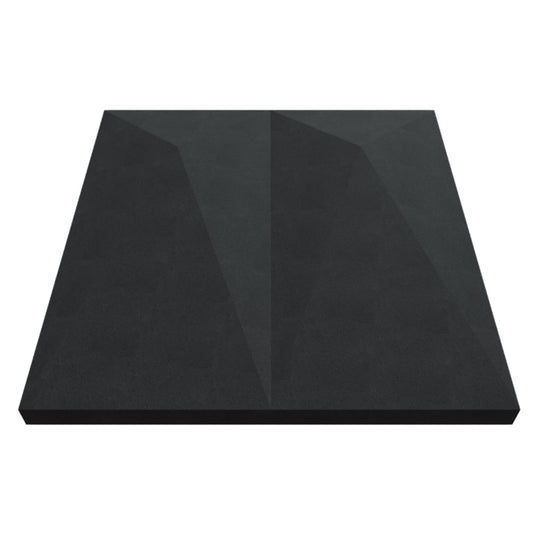 Offset Diamond Designer Tile In Obsidian Color