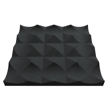 Petal Designer Acoustic Tile In Obsidian Color