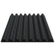 Ripple Designer Acoustic Tile In Obsidian Color