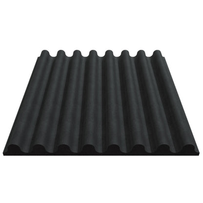 Ripple Designer Acoustic Tile In Obsidian Color