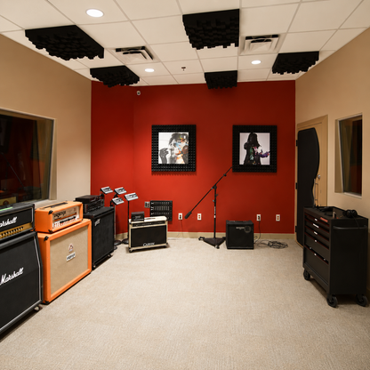 Skyline Designer Acoustic Ceiling Tiles Installed at Alice Coopers Solid Rock Teen Center