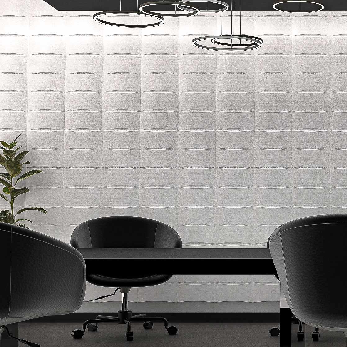 Designer Hills and Valleys Acoustic Panel